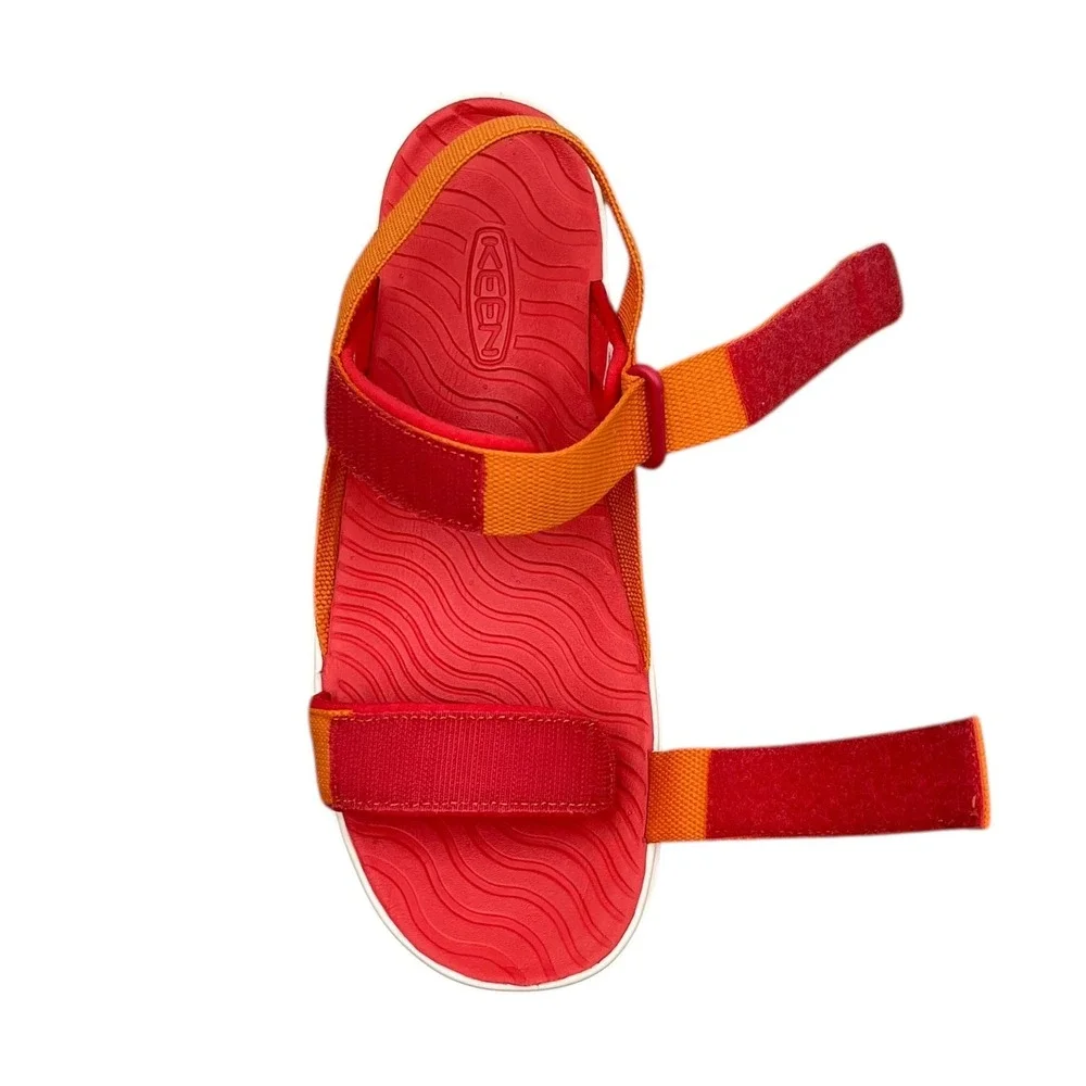 KEEN Youth Girls Sandal Size 7/ Women's 9 Orange Adjustable Open Toe Lightweight